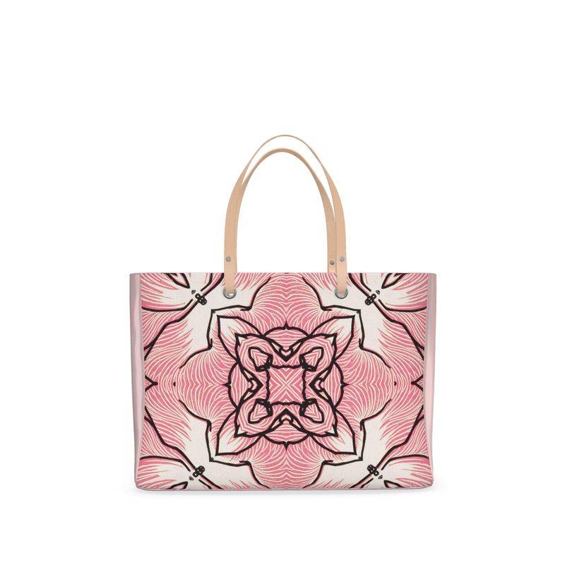Pink and black handbag shop